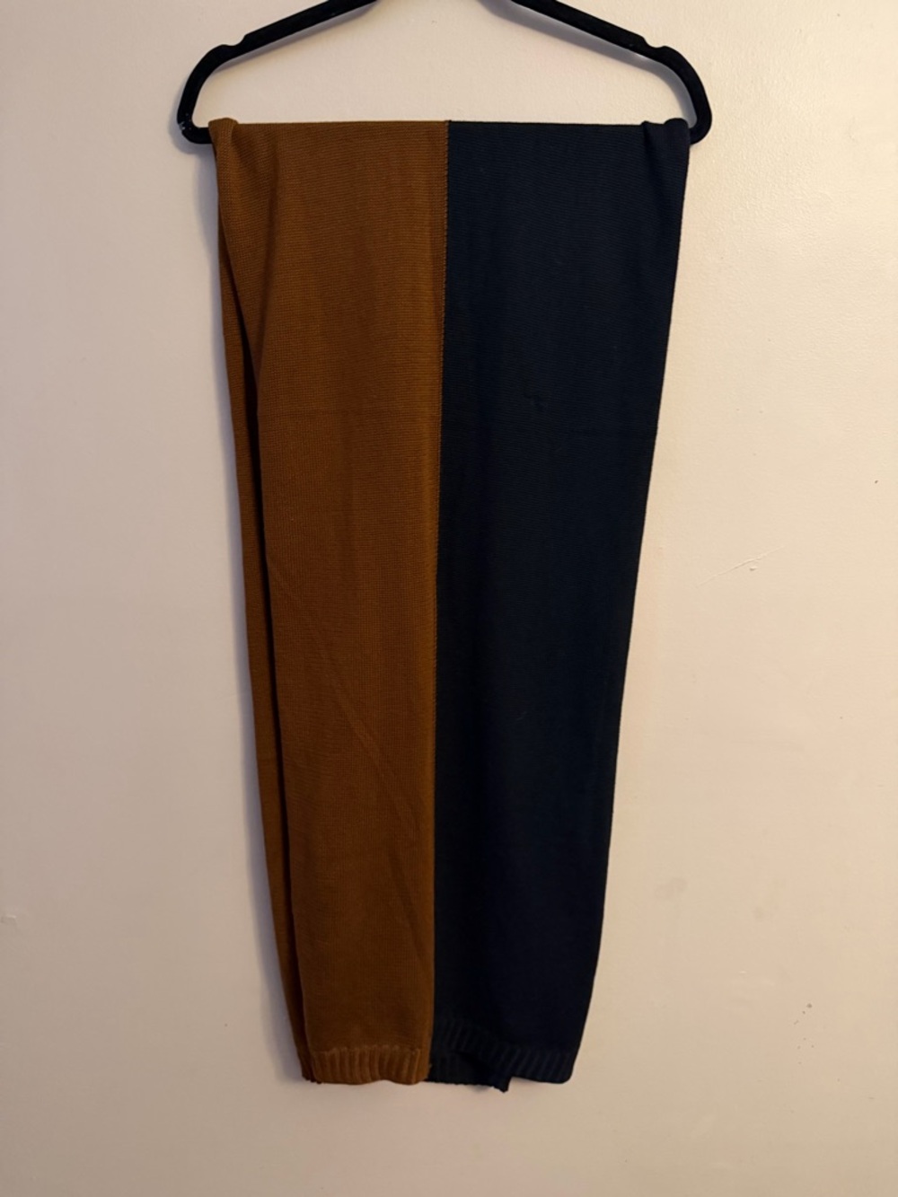 summersalt Rust Brown Knit Scarf